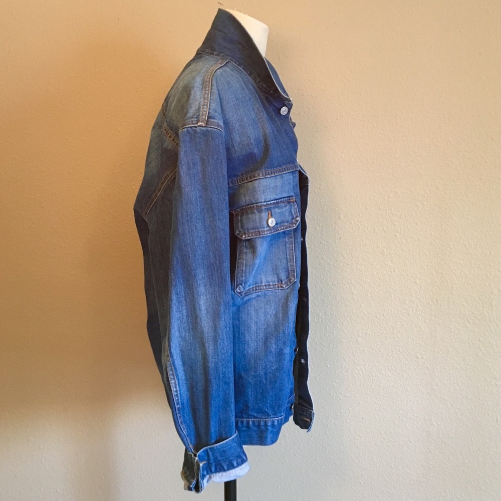 Gap 1969 Classic Blue Oversized Denim Jacket - Picture 3 of 8